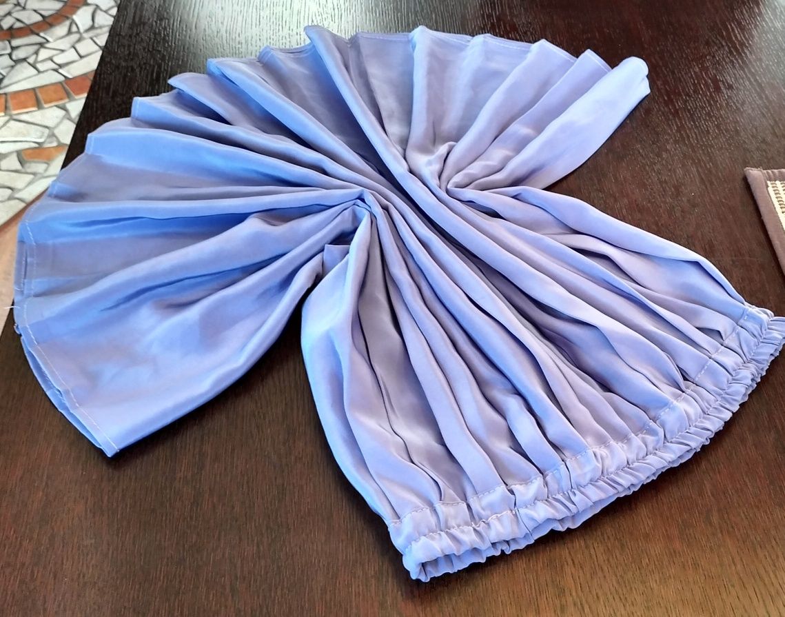 Spódnica plisowana fiolet M