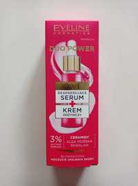 Eveline Duo Power. 2w1 Regenerujące serum + krem odżywczy