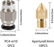 PC4-M10 wtyczka, złącze złącze pneumatyczne PC4-M10, dysza MK8