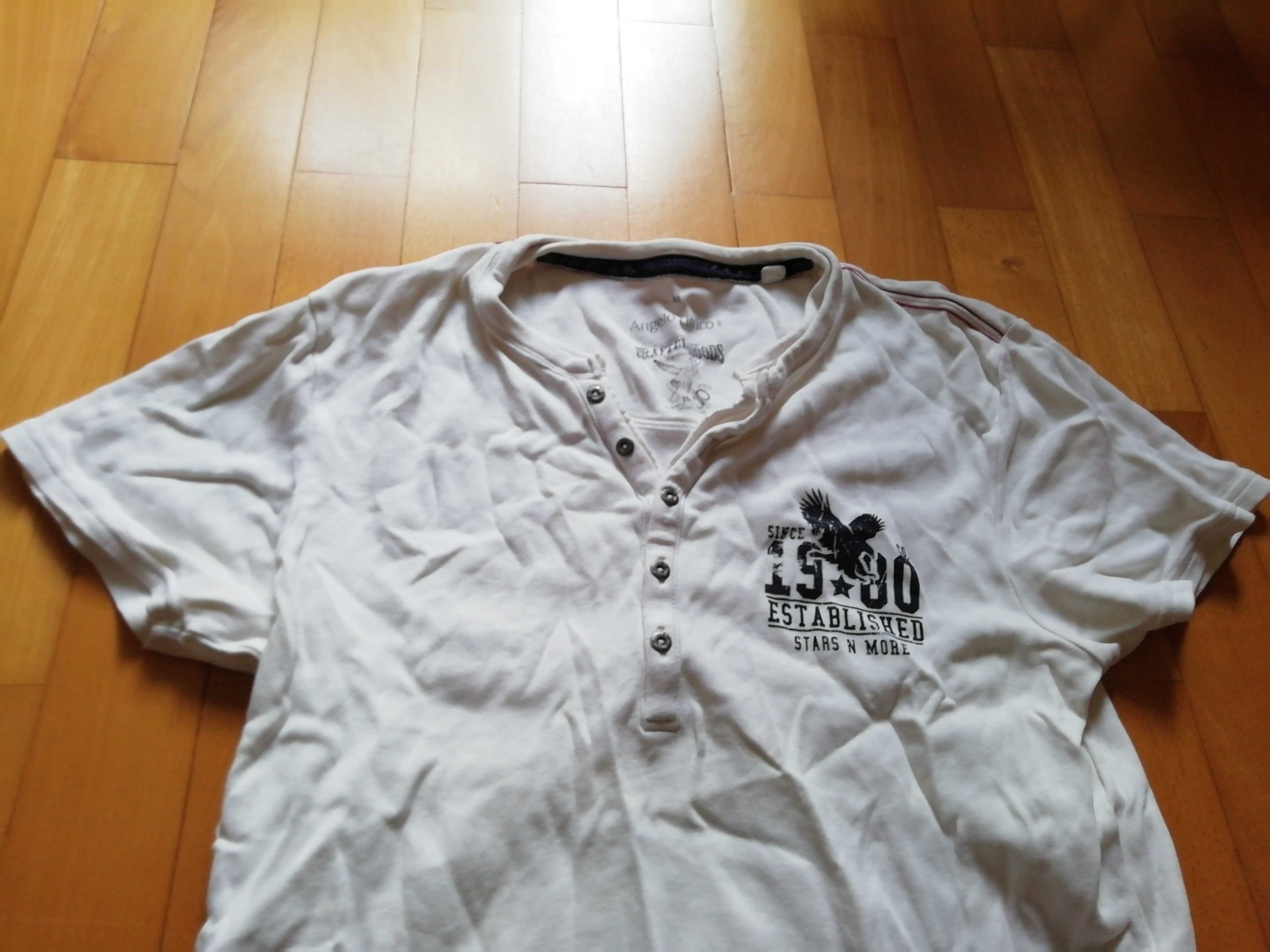 Modny T-shirt męski Angelo Litrico rozm. M stan bardzo dobry