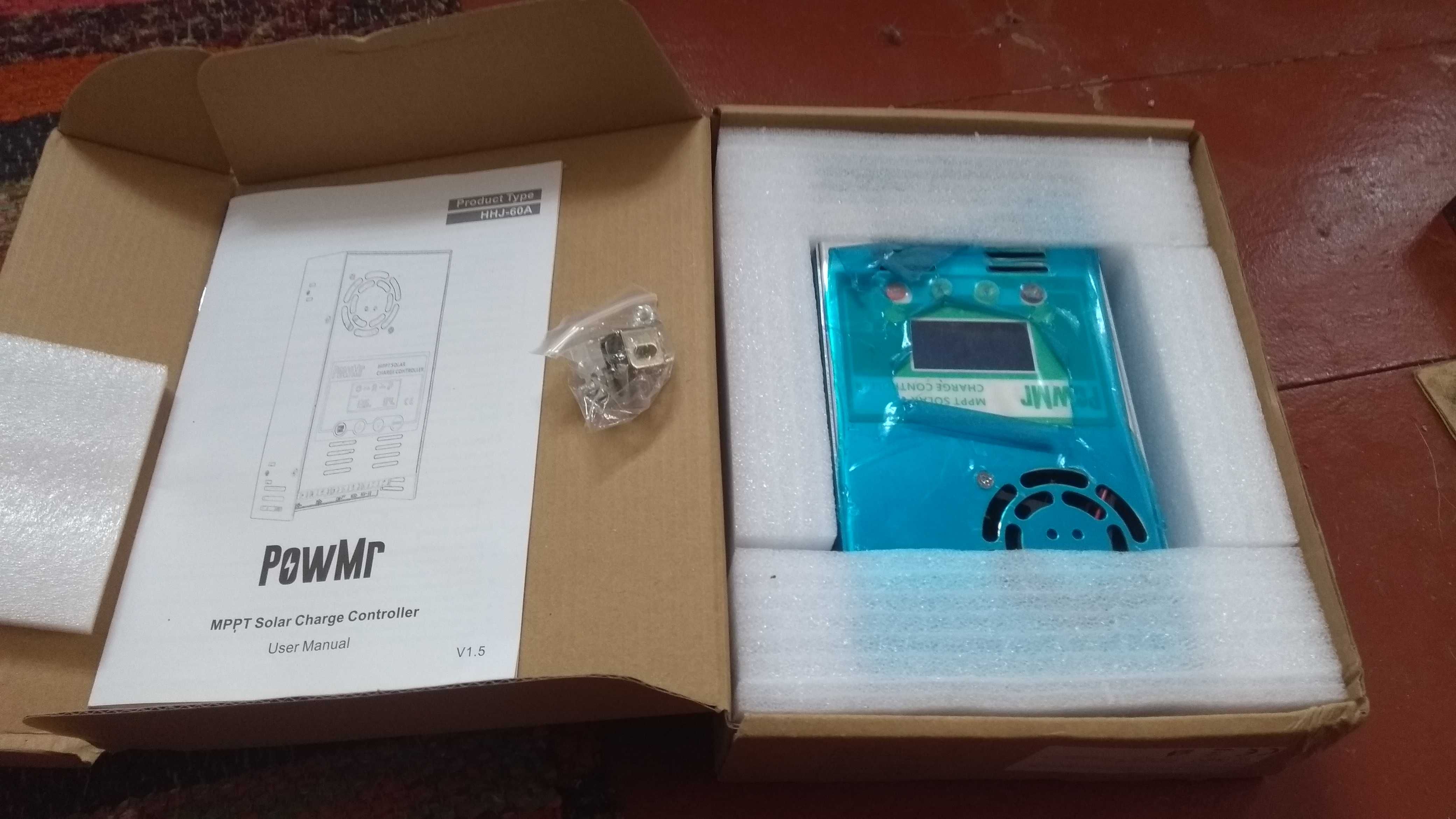 Новый Контроллер заряда powmr  hhj-60a 25062376 солнечных панелей mppt