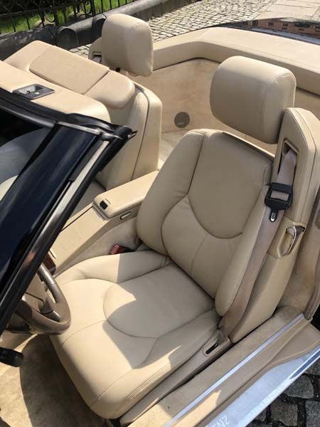 Mercedes SL R129 facelift komplet pokrowców siedzeń z ekoskóry