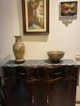 Consola de mogno