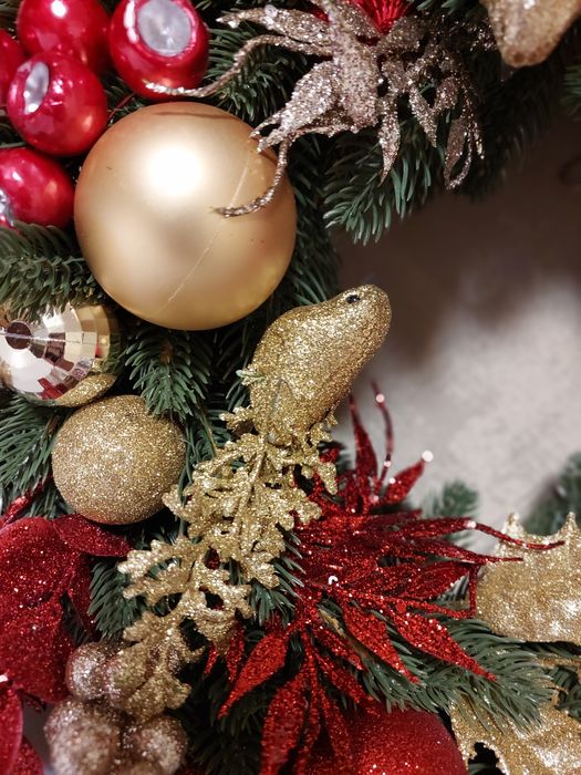 Різдвяний вінок на двері