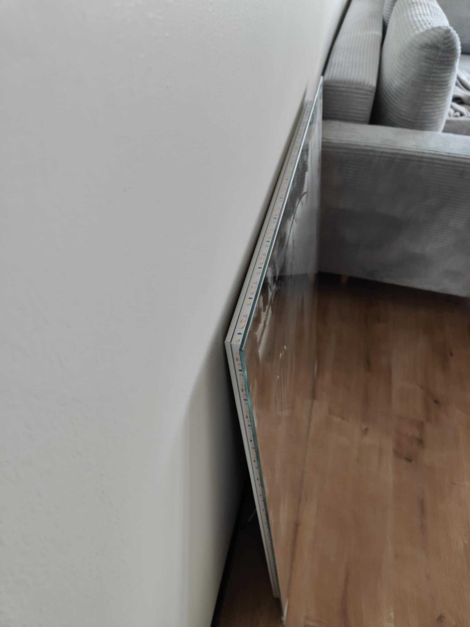 LUSTRO LED NA WYMIAR ŁAZIENKOWE 70x90 (szerokośćxdługość)