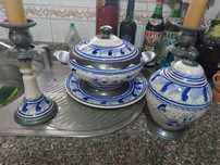 Conjunto terrina e pote
