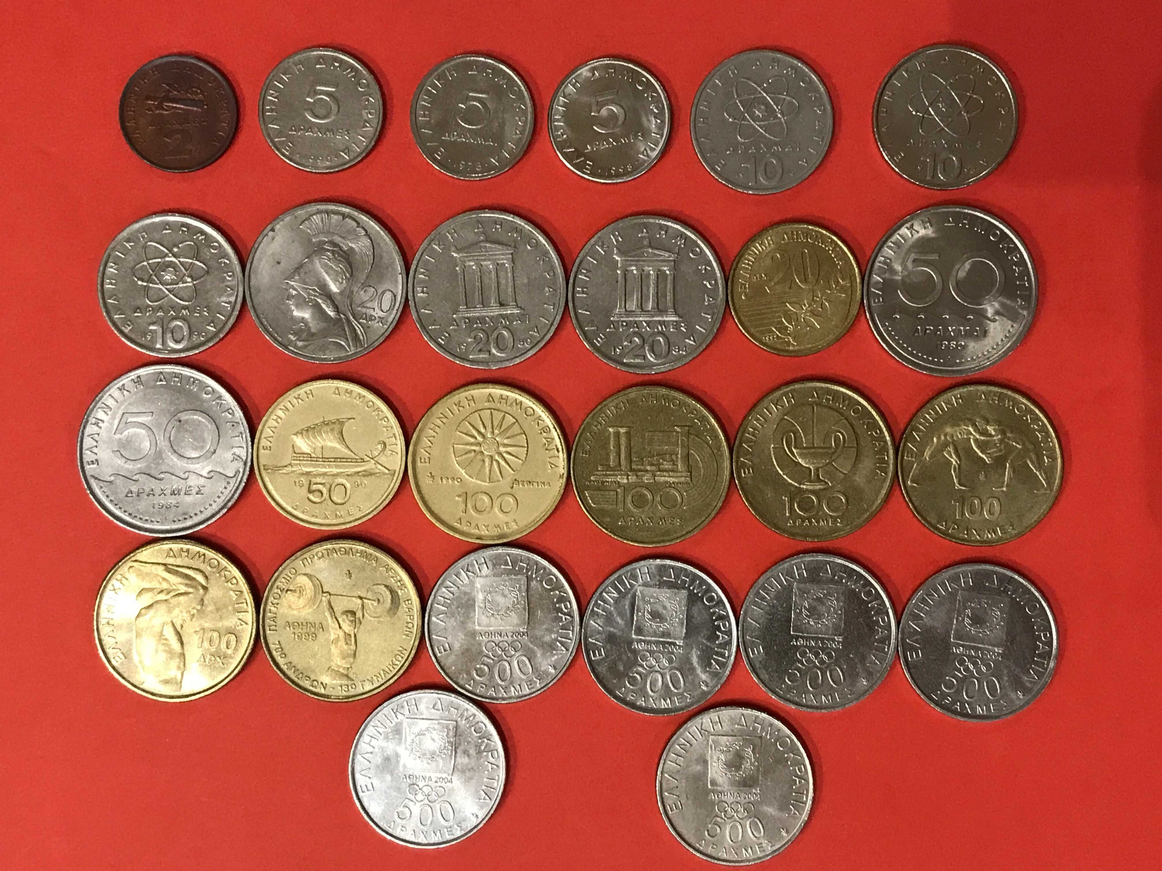 Обігові монети Болгарії, Турції, Румунії, Греції, Кіпру 20 століття