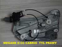 Podnośnik Szyby Renault Megane II 2 CC Cabrio Tył Prawy 02-08 (1022)