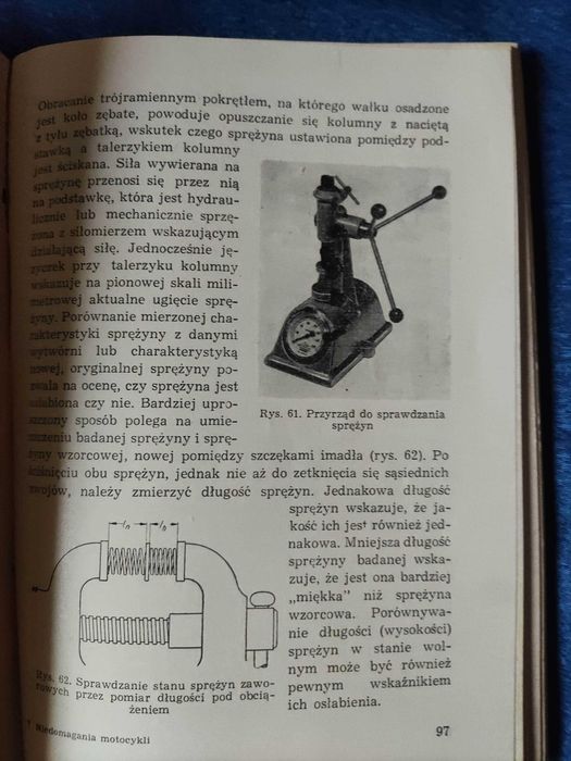 Niedomagania motocykli - T. Majewski 1960