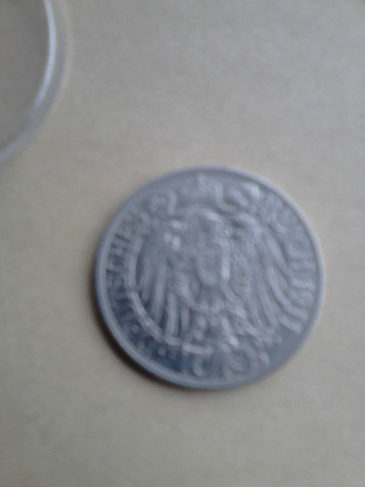 Moneta  pfennig , 1911 rok , ladny stan