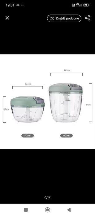 Rozdrabniacz kuchenny 500ml.
