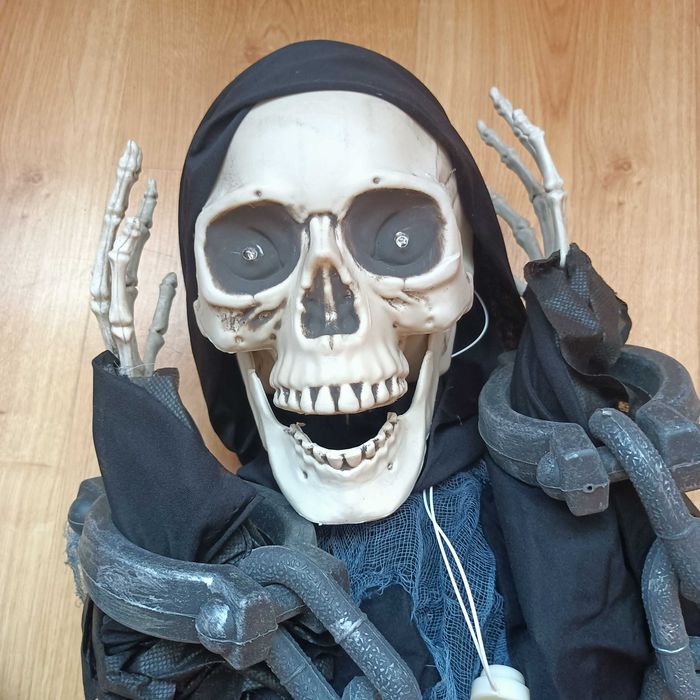 Ponury Żniwiarz Kościotrup Dekoracje na Halloween Prextex