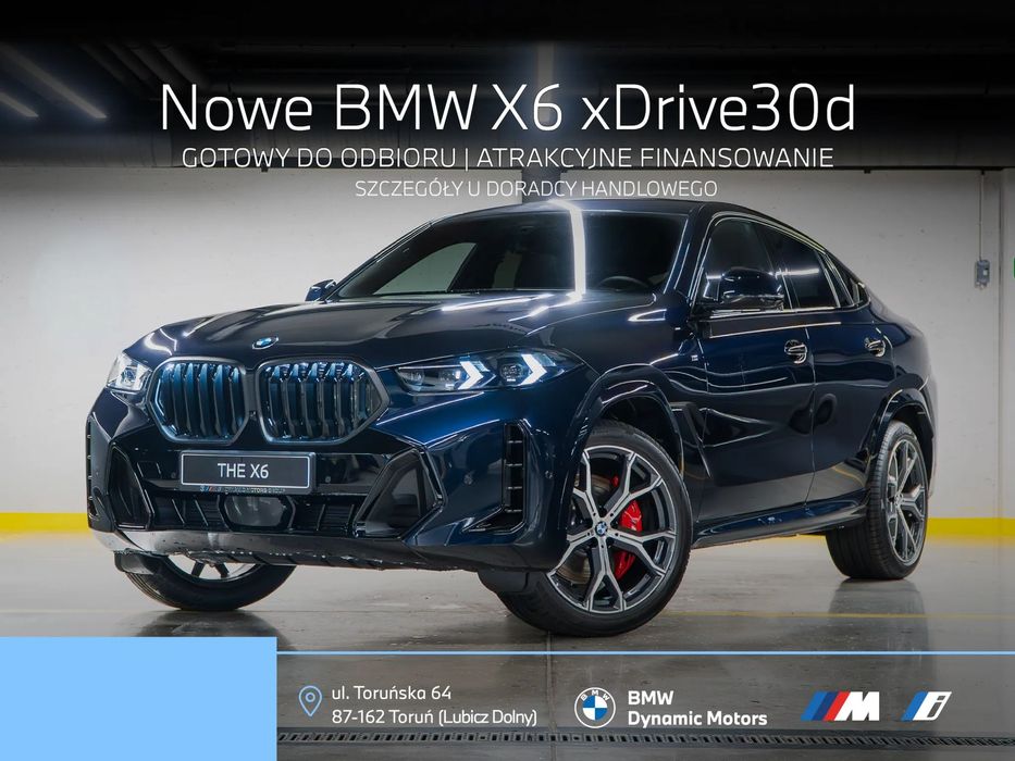 BMW X6 xDrive30d 298 KM mHEV - Kamera 360 - Hak Holowniczy - HarmanKardon!
