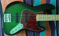 Fender Player Jazz Bass Plus Top Limited Edition Green Burst