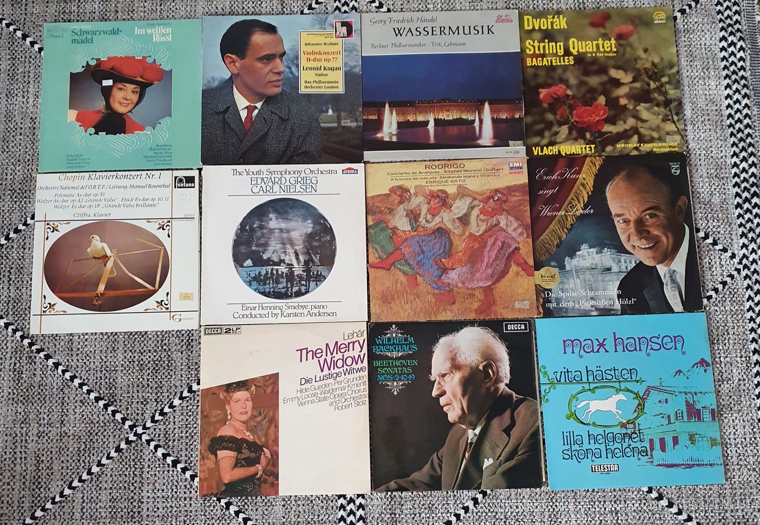 Okazja! Płyty winylowe Chopin, Beethoven, Lehar, Grieg,Brahms,Backhaus