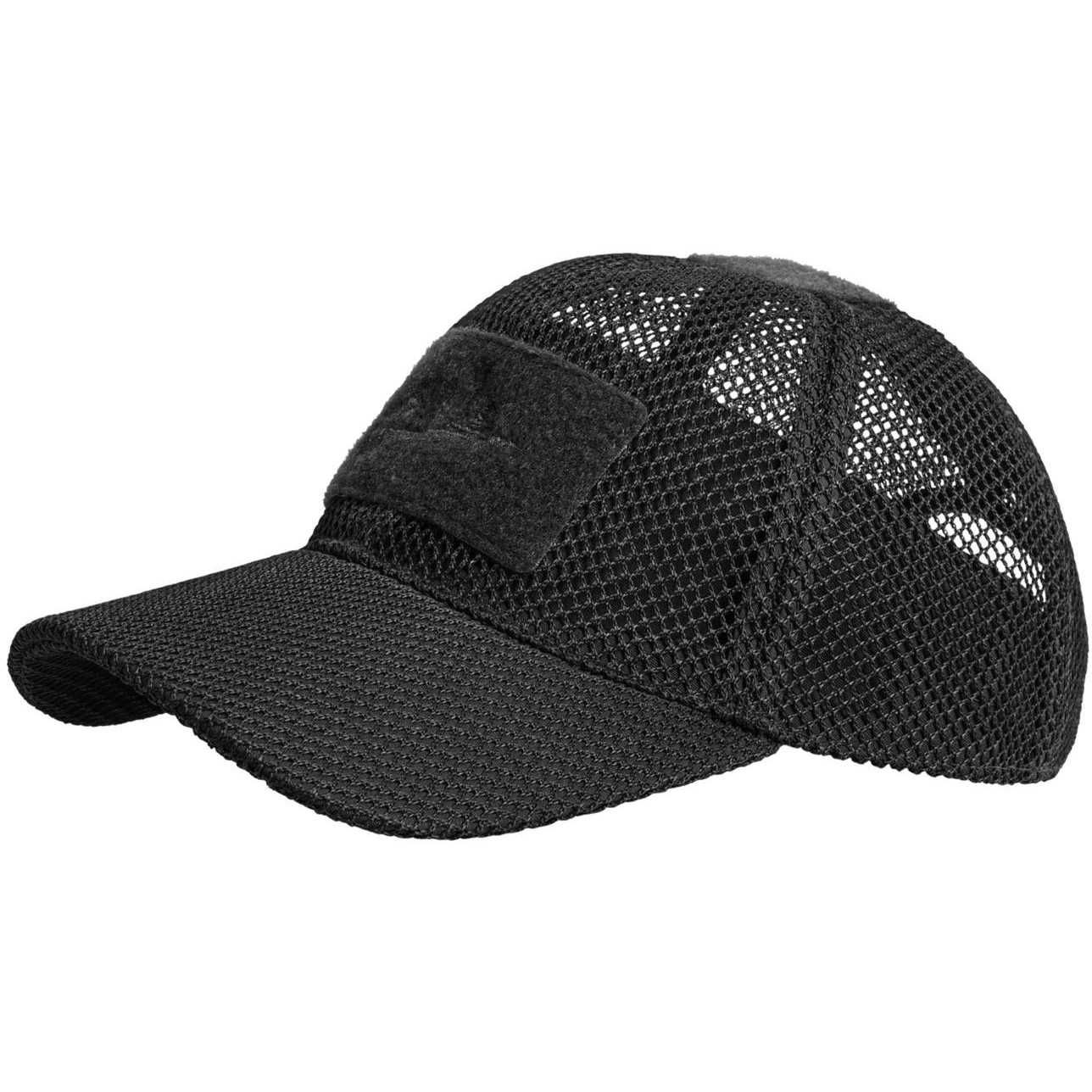 Helikon Czapka Baseball MESH Czarna CZ-BBM-PO-01