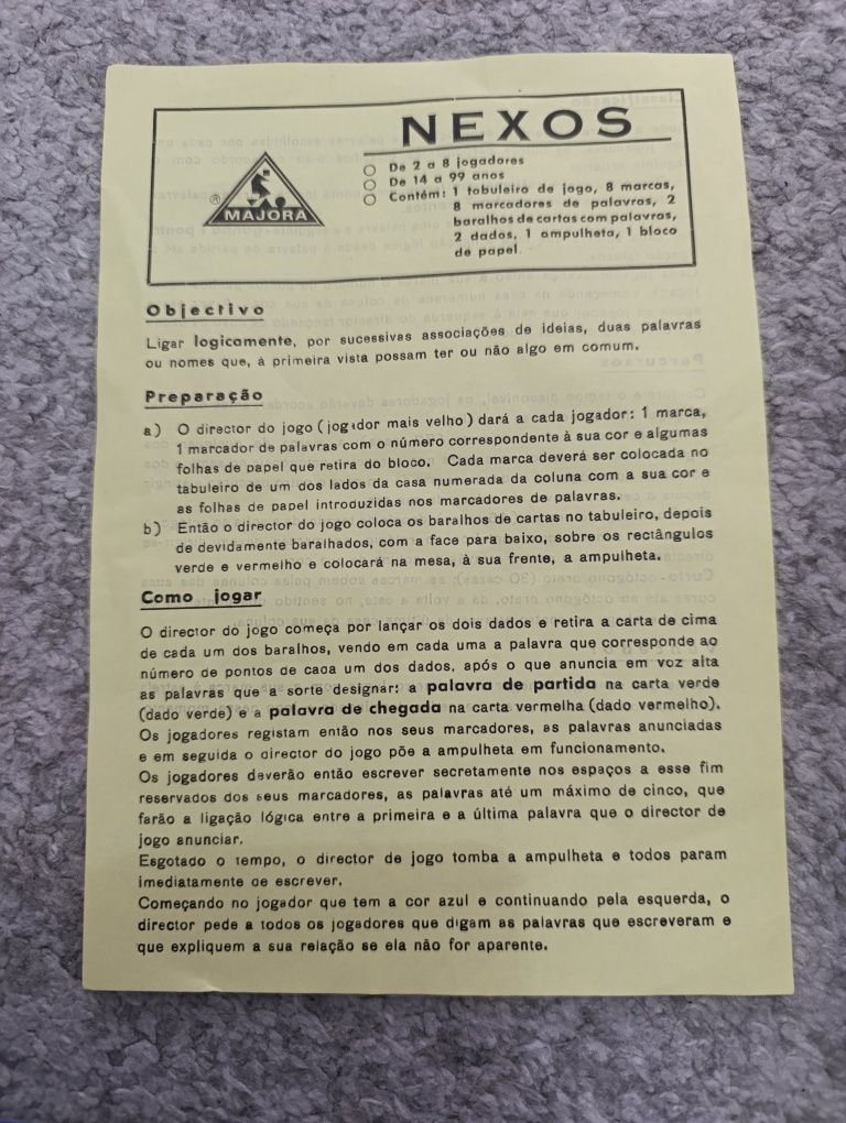 NEXOS (jogo de tabuleiro da Majora)
