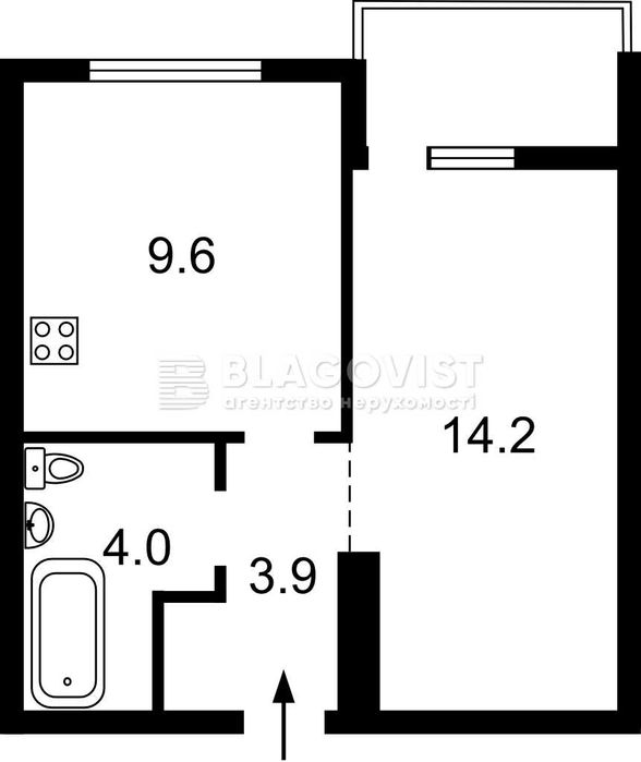 Продаж 1кімнатної квартири ЖК"Be the One" Стуса Василя (Радгоспна)35б,