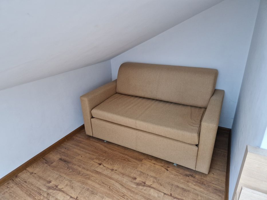 Rozkładana sofa dwuosobowa, łóżko, sprawna,  odbiór Pogorzelica