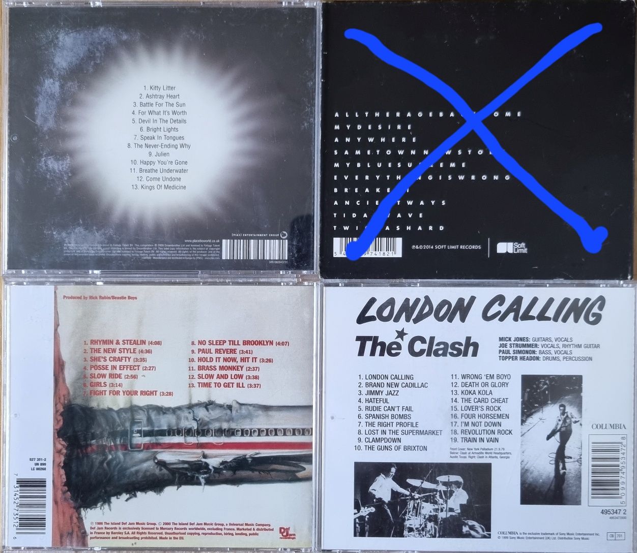 3CD: Placebo, Clash, Beastie Boys