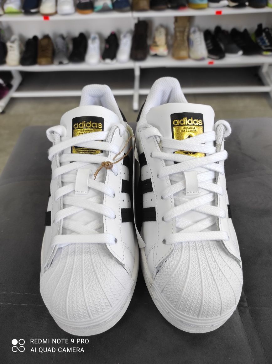 ОРИГІНАЛ 100% Кросівки Adidas Superstar J White FU7712 36