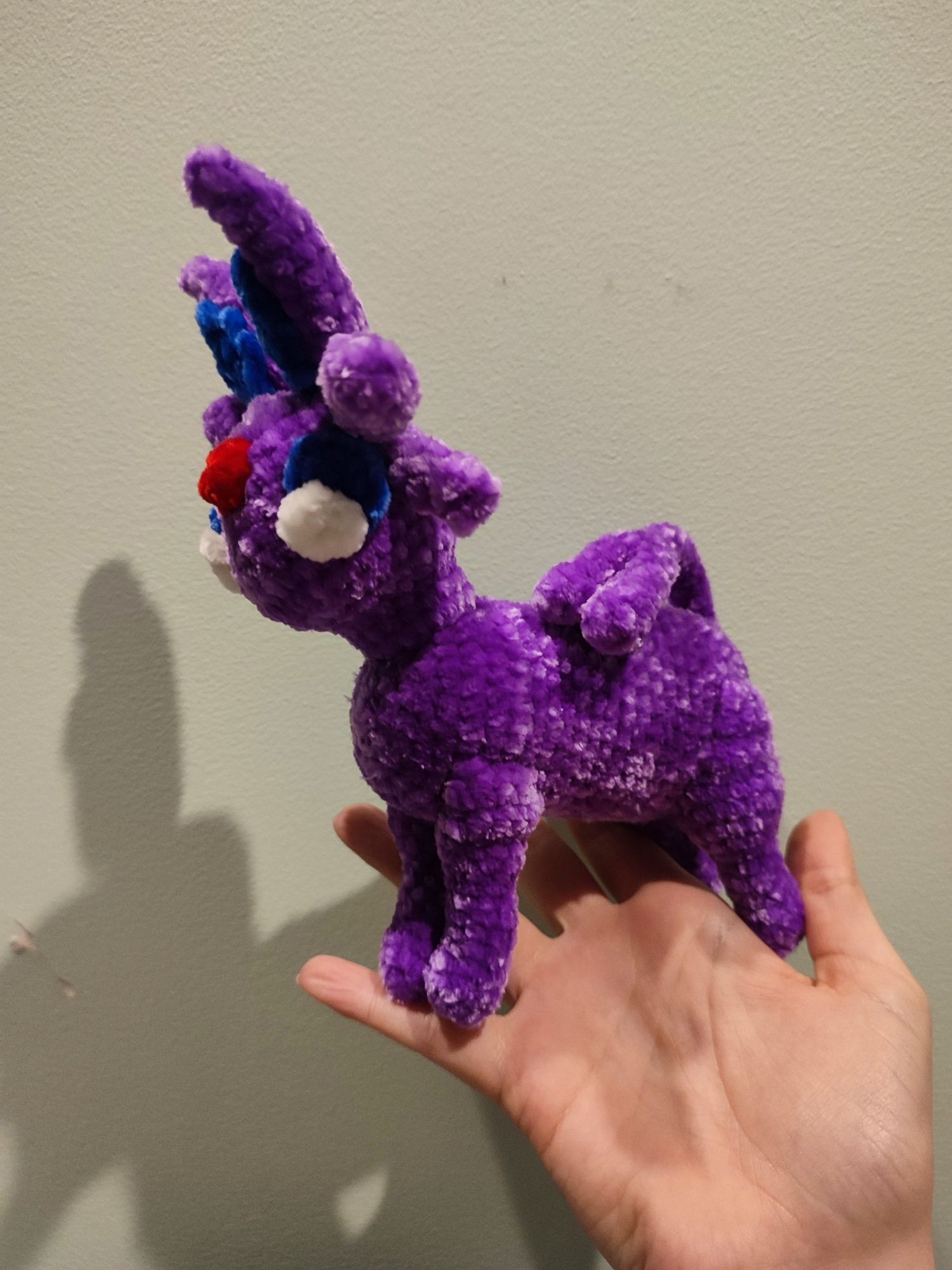 Maskotka espeon amigurumi