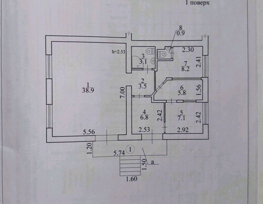 Продам коммерческое  помещения 75 м² Овручска 17. Фасад. ПРОМЕНАД!!