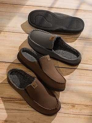 Kapcie męskie, ciepłe, pianka memory, antypoślizgowa, roz. 44-45