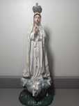 Estátua Nossa Senhora de Fátima (pintado à mão)