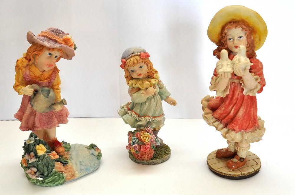 Conjunto de 3 bonecas decorativas