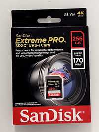 Карта  SDXC SanDisk Extreme Pro C10 UHS-1 U3 R170 MB/s