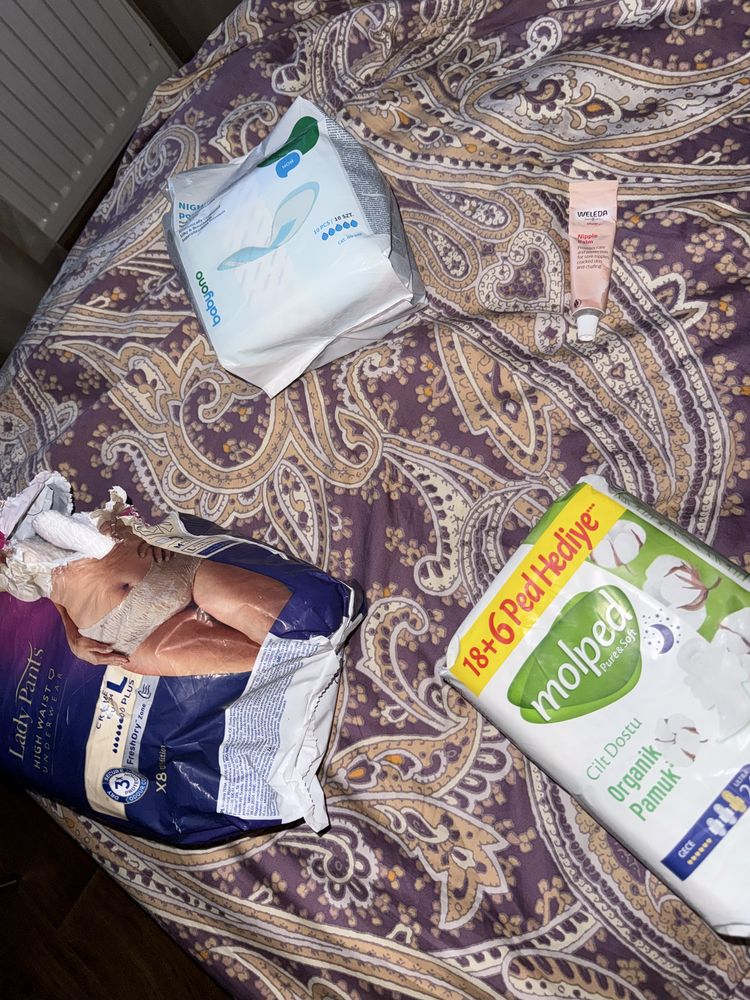 Сумка в пологовий / в роддом / бальзам для сосков Weleda / післяполого