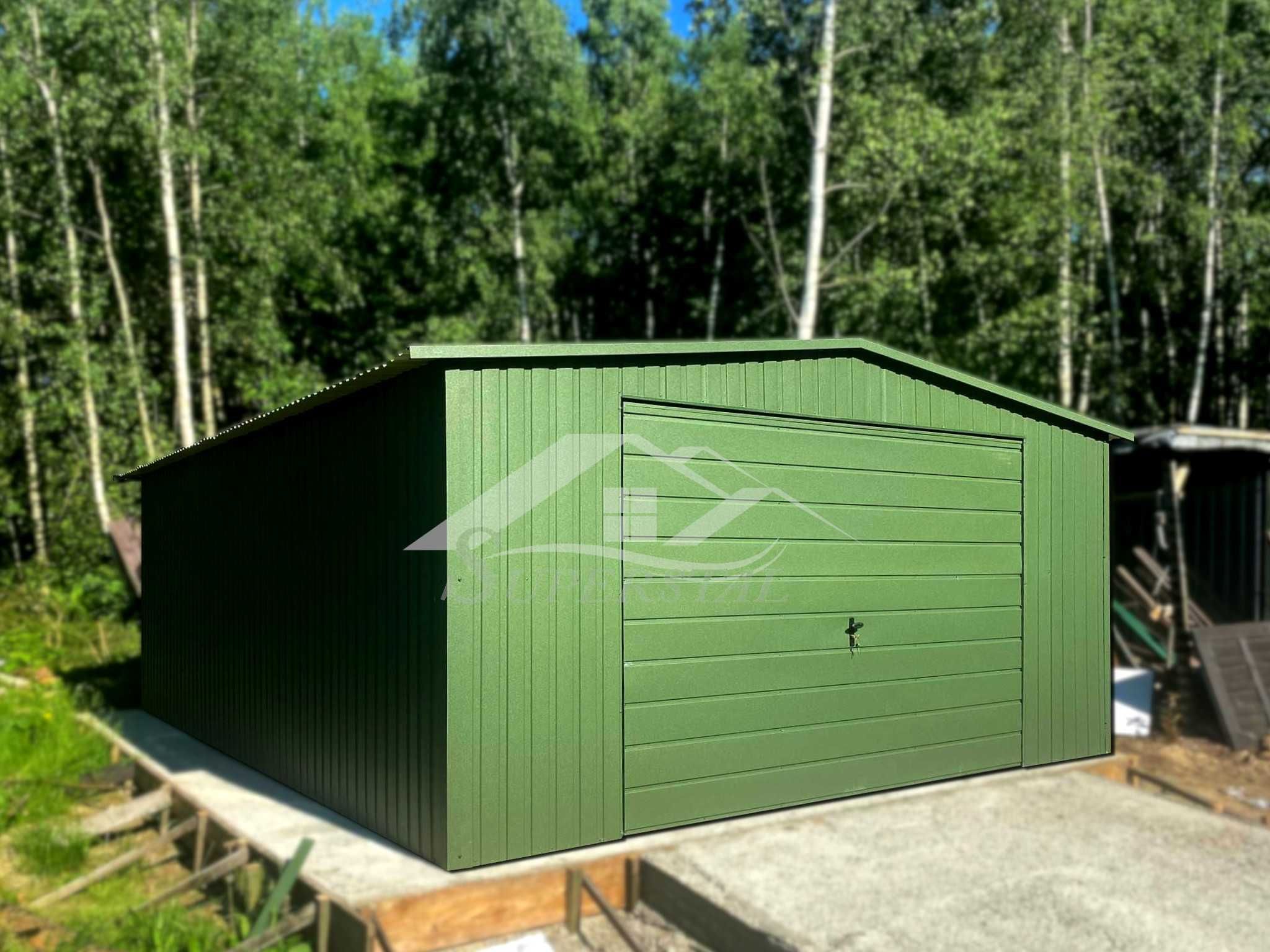 Nowoczesny garaż blaszany na wymiar 3x4 3x5 3x6 4x5 4x6 4x7 5x6 6x5