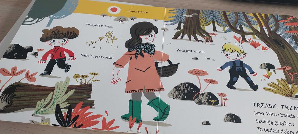 Jano i wito. W lesie. W trawie. W domu.