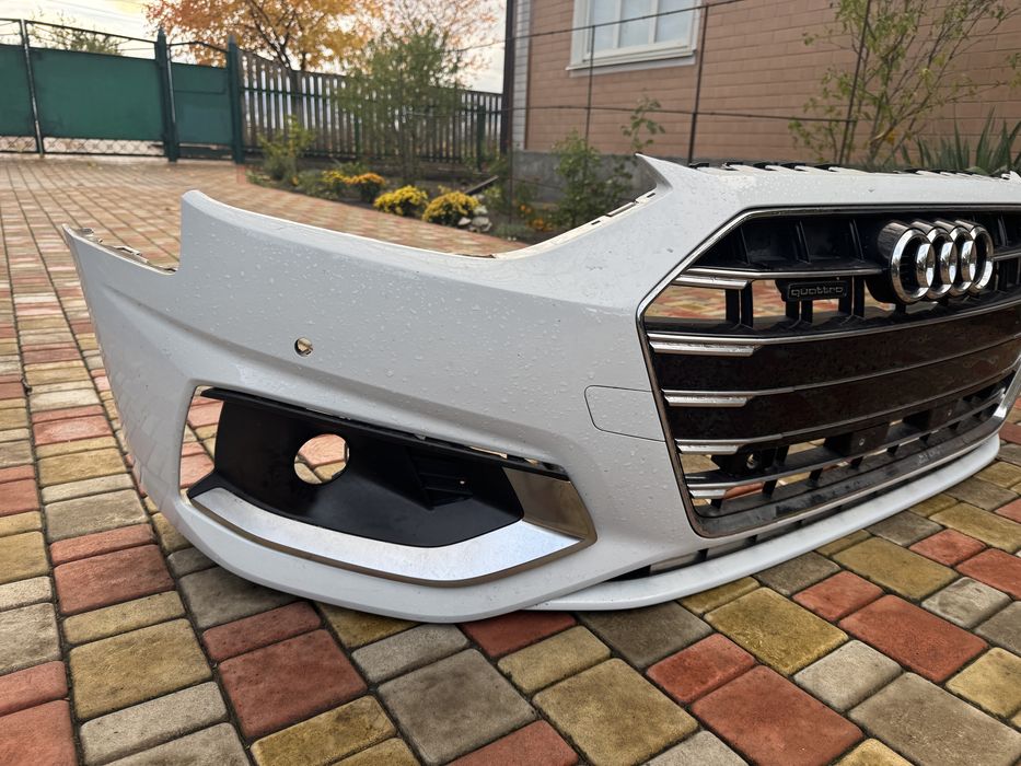 Бампер передній audi A4 b9 бампер ауді А4 б9 рестайлінг в зборі