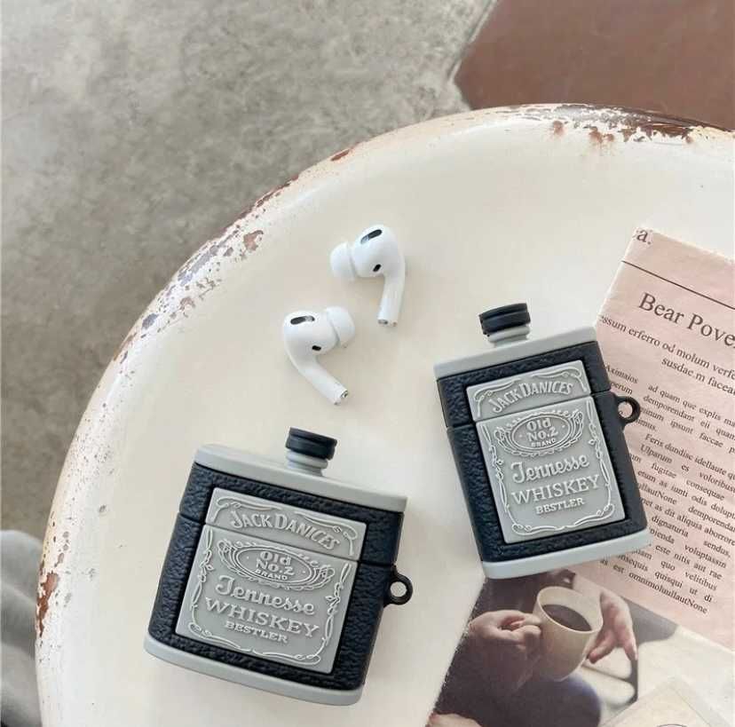 Etui ochronne na słuchawki bezprzewodowe Apple AirPods Jack Daniels