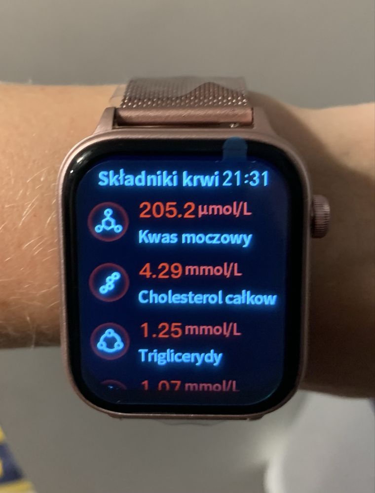 Nowość!!! Kardiowatch smartwatch zegarek damski prezent