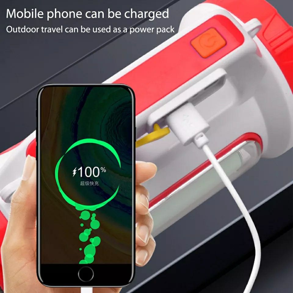 Фонарик кемпинг солнечная батарея power bank