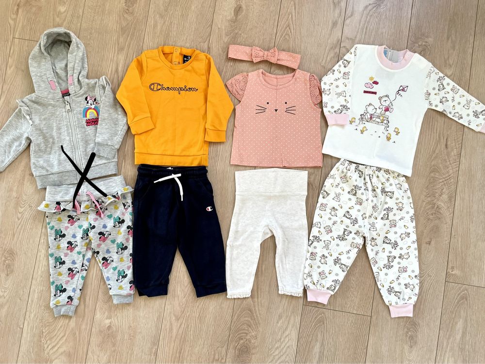 Костюм спортивний, комплект одяг для дівчинки Zara H&M Disney 68 74 80