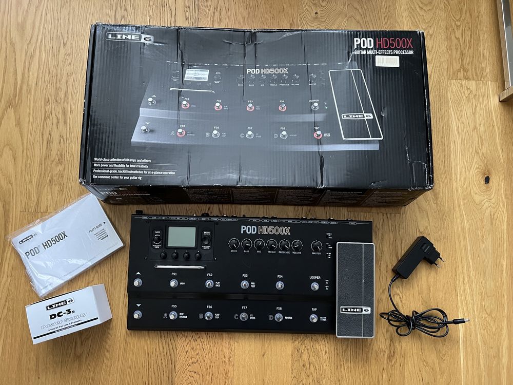 Line 6 POD HD500X jak nowy procesor efektów preamp