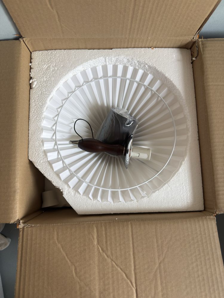 Lampa wisząca, lampy plisowana