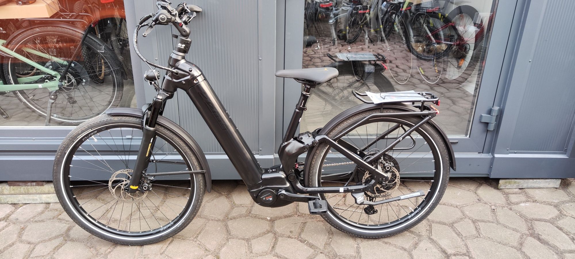 Zemo damka MTB full Bosch cx 750 wh światła stopu rabat z 28.000