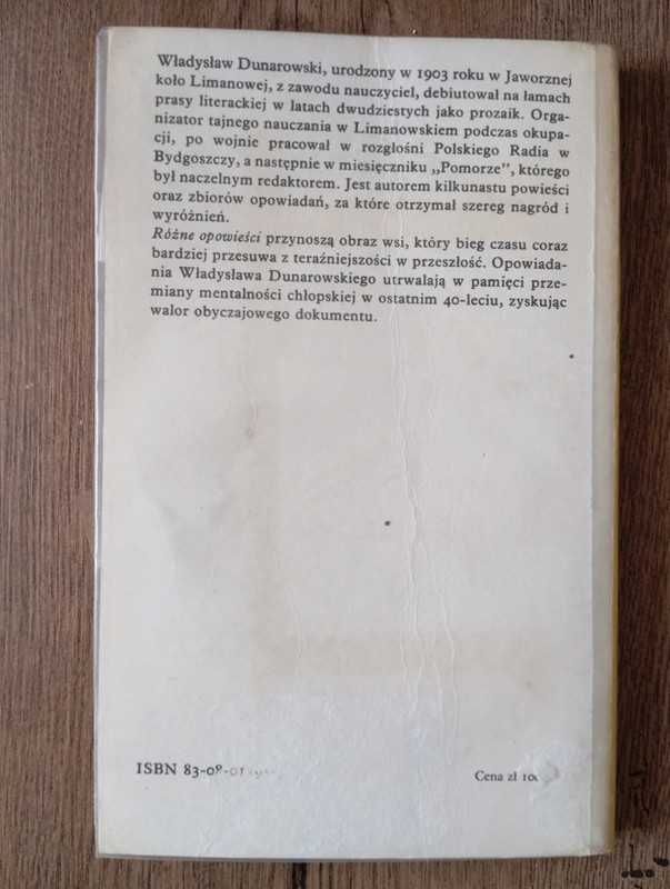 Władysław Dunarowski - Różne opowieści