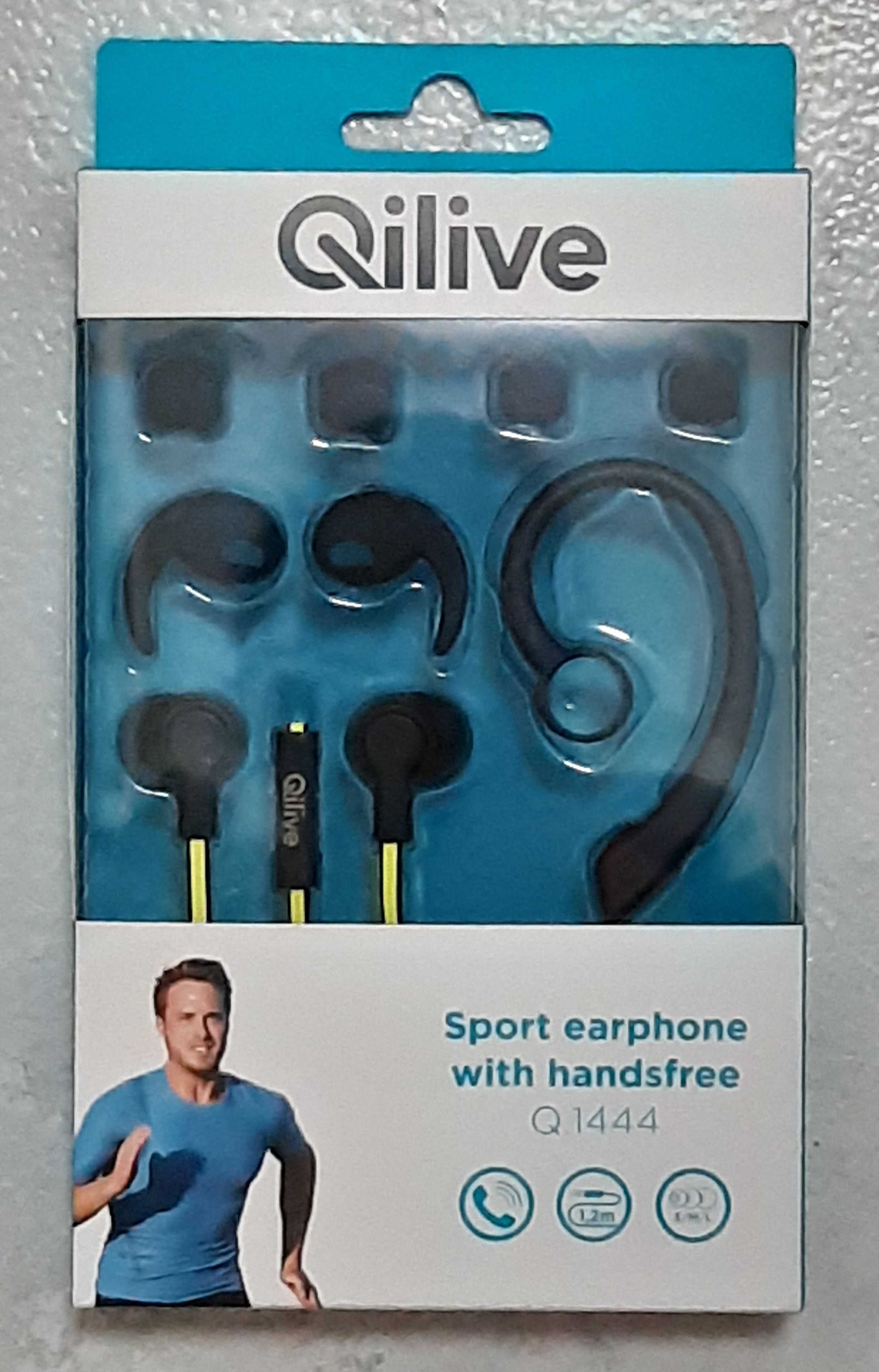Słuchawki przewodowe Qilive Q1444 czarno-żółte