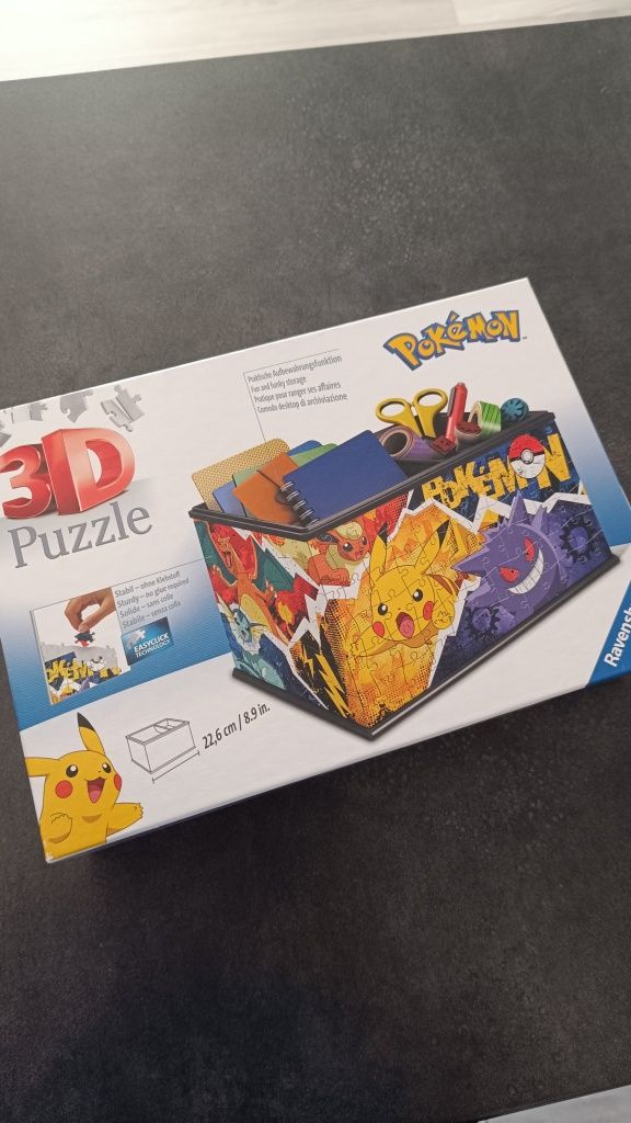 Puzzle 3D szkatułka Pokemon Ravensburger