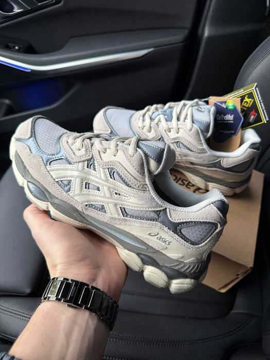 ‼️ГОРТЕКС , Asics Gel-NYC Gore-Tex Oyster Grey , чоловічі кросівки