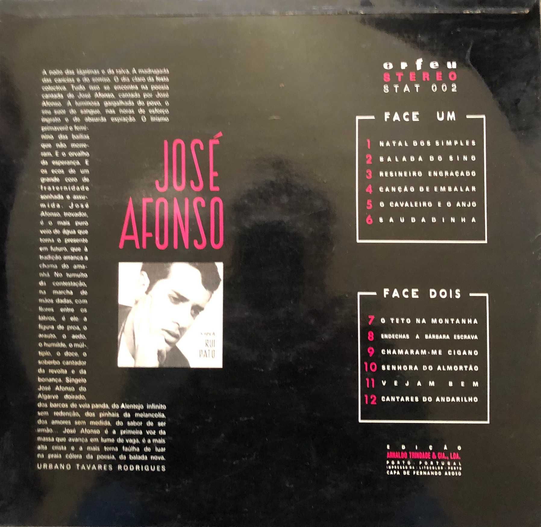 José Afonso - Os primeiros Discos Vinyl (Baladas e Canções)