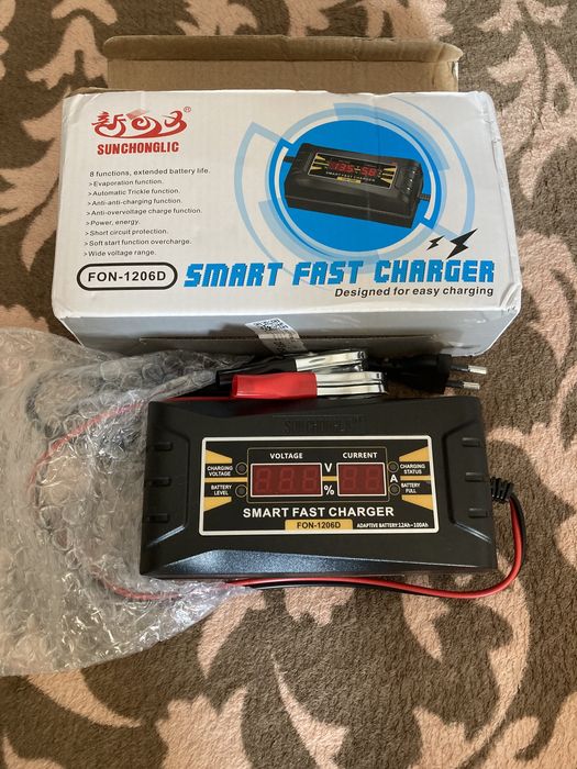 Зарядний пристрій SMART FAST CHARGER 6A 12В