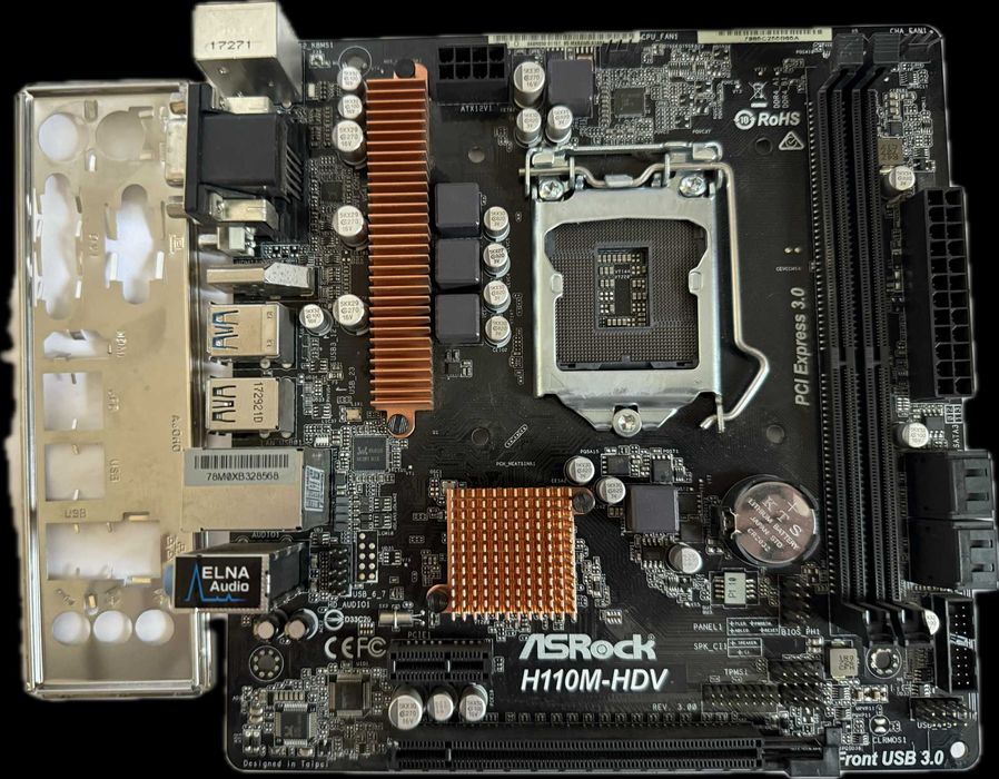 Płyta główna Micro ATX ASRock H110M-HDV LGA 1151