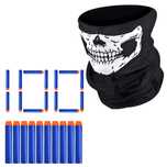 100szt strzałek do nerf + bandana zestaw